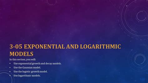 Precalculus 3 05 Exponential And Logarithmic Models Youtube