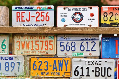 American Number Plates - canvas-er