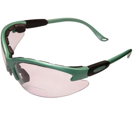 Spits Eyewear Cougar Foam Padded Bifocal Safety Glasses Magnifier 250 Frame Color Pastel