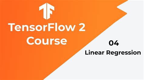 TensorFlow Tutorial 04 Linear Regression Full Project Walkthrough