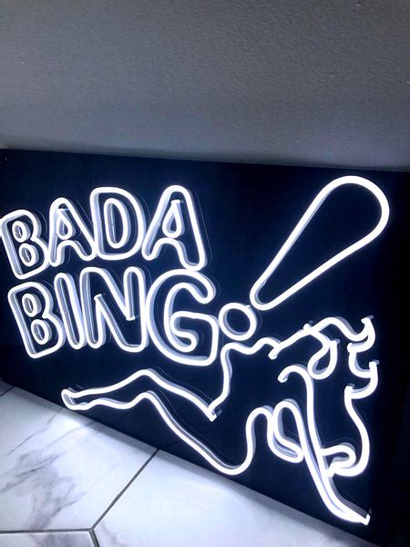 Bada Bing - Neon Sign – Pirate Copy Club