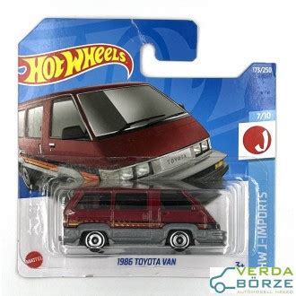 Hot Wheels 1986 Toyota Van Autómodell Neked