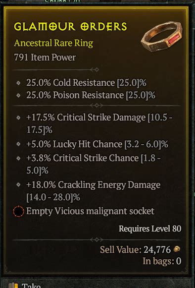 Ring Crit Chance And Dmg Lucky Hit Topic D2jsp