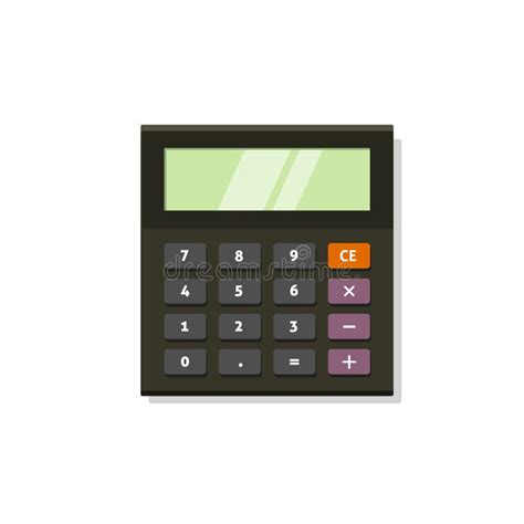 L Nea Icono Del Vector De La Calculadora Ilustraci N Del Vector