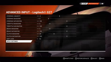 Logitech G27 Wheel Settings – DiRT 4 – Steam Solo