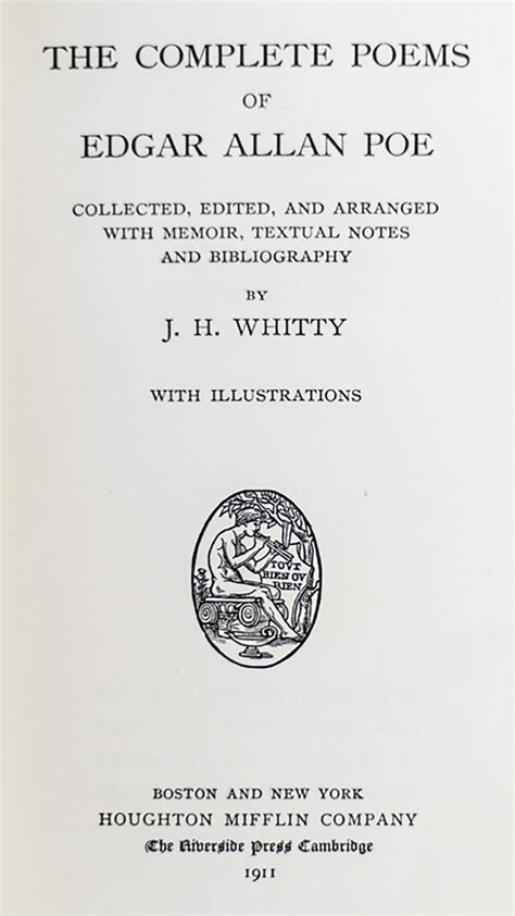 Edgar Allan Poe First Edition Poems