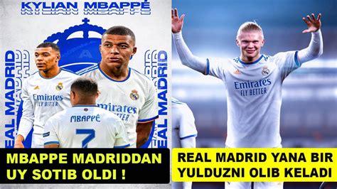 MBAPPE MADRIDDAN UY OLDI REAL YANA BIR YULDUZNI OLADI BARSA