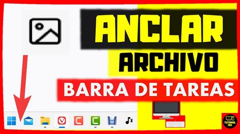 C Mo Anclar Un Archivo A La Barra De Tareas Youtube