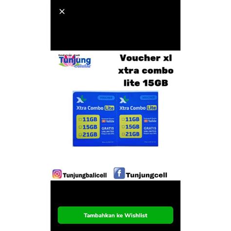 Jual Voucher Xl Xtra Combo Lite Gb Shopee Indonesia