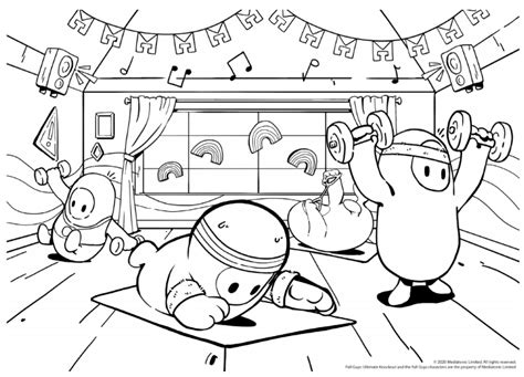 Fall Guys Coloring Pages - Coloring Home