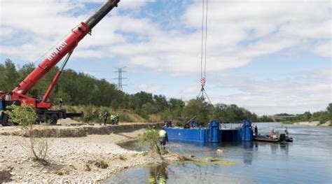 Arranca La Construcci N Del Viaducto Sobre El R O Ebro Para El Corredor