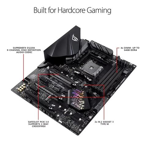 Motherboard Asus Rog Strix B450 F Gaming Am4 Atx Gamer Rgb 4krc