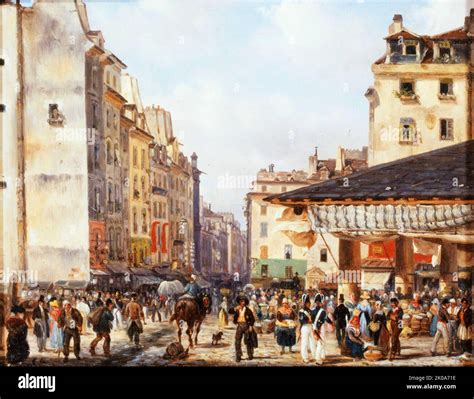 Les Halles C1828 Stock Photo Alamy