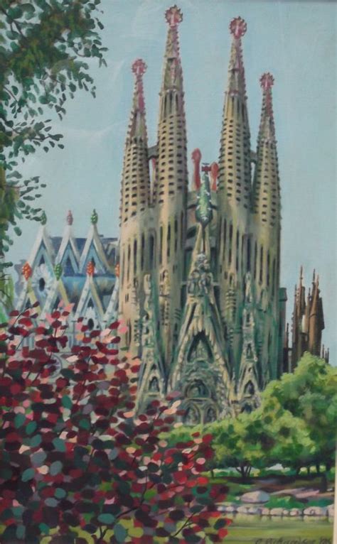 La Sagrada Familia Painting At Paintingvalley Explore Collection