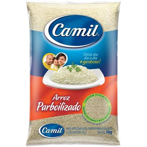 Arroz Parboilizado É Bom - Arroz Parboilizado Tipo 1 Camil Pacote 5kg | Boa Supermercados
