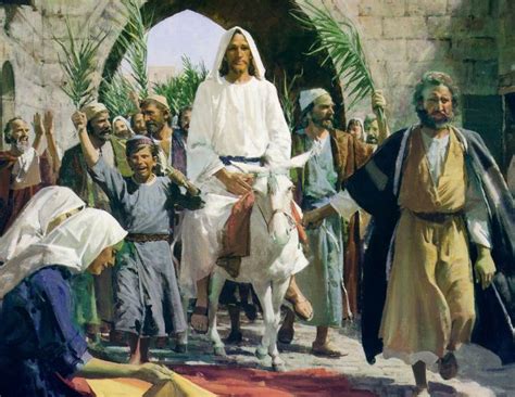 Divine Mercy Apostolate Jesus Enters Jerusalem Palm Sunday