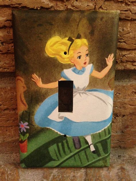 Alice In Wonderland Light Switch And Electrical Cover Alice Etsy