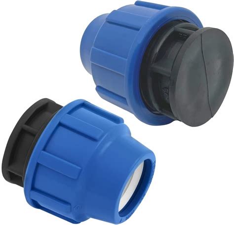 SmartProduct 25mm PP Endkappe für PE Rohr PN16 DVGW Trinkwasser