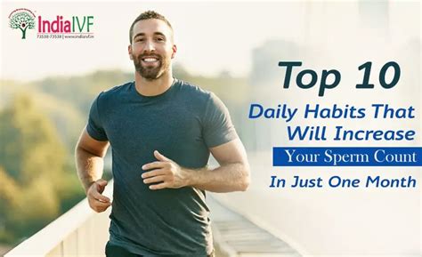 Boosting Male Fertility Top 10 Daily Habits That Increase Your Sperm