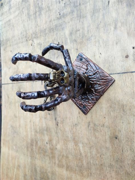 metal holder   form   skeleton   human hand diy gothic home
