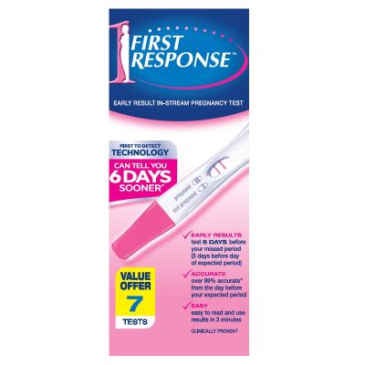 First Response Instream Pregnancy Test Personal Care Pak Nsave