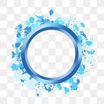 Blue Circle Frame PNG Transparent Images Free Download | Vector Files ...