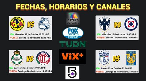 Fechas Horarios Y Canales Confirmados Para Los Cuartos De Final En La