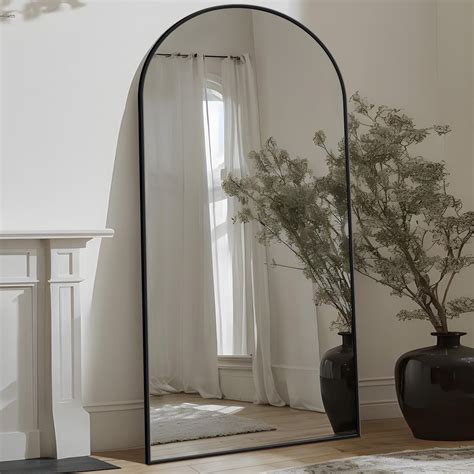 Antok Arched Full Length Floor Mirror 76x34 Full Body Mirror With
