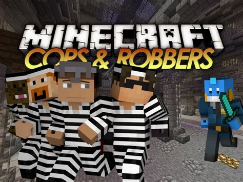 Minecraft Mini Game Cops Robbers W SkyDoesMinecraft JeromeASF