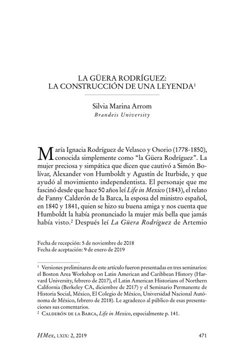 Pdf La G Era Rodr Guez La Construcci N De Una Leyenda