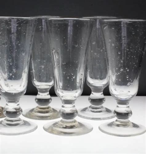 Anciennes Fl Tes Champagne En Verre De Biot Eur Picclick Fr