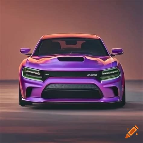 Dodge Charger Hellcat Muscle Car On Craiyon