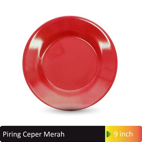 Jual Glori Melamine Piring Makan Ceper Melamin Inch G Mrh Piring