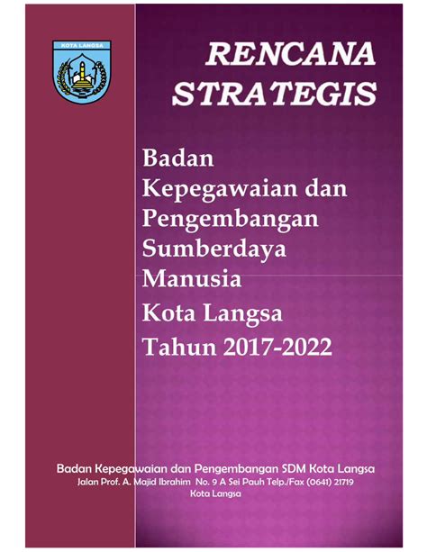 PDF Badan Kepegawaian Dan Pengembangan Sumberdaya Manusia Badan