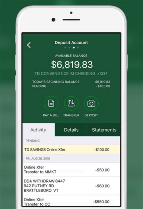 Td Mobile Deposit