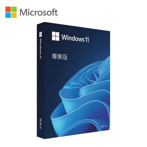 Microsoft 微軟Windows 11 專業中文彩盒版 Win11繁體中文附原廠64 bit USB Microsoft