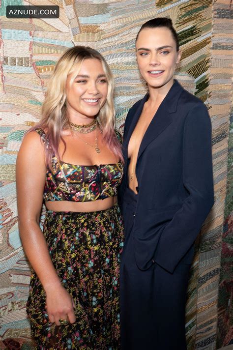 Cara Delevingne Sexy Flashes Her Nude Tit At The Fashion Show In Paris Aznude