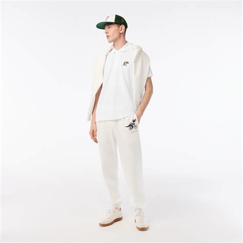 Lacoste X Netflix Erkek Classic Fit Beyaz Polo Ph7057 Viq Lacoste