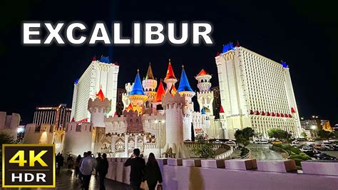 K Hdr Excalibur Las Vegas Walking Tour Nov Youtube