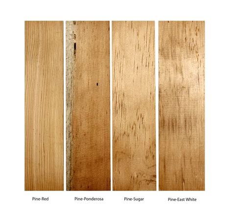 types  pine wood