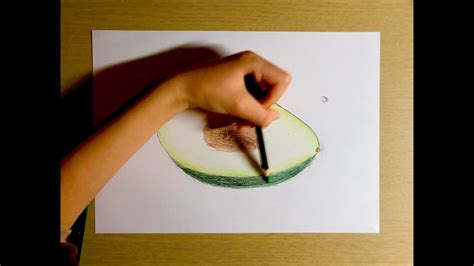 TUTORIAL How To Draw An Avocado Step By Step Narrated Tutorial