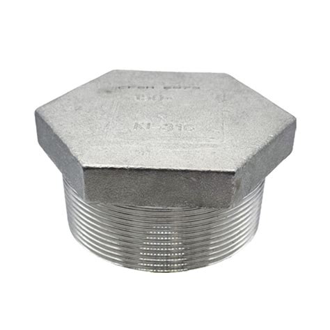 R80 BSP CL150 HEXAGON HEAD PLUG 316 HOLLOW Prochem