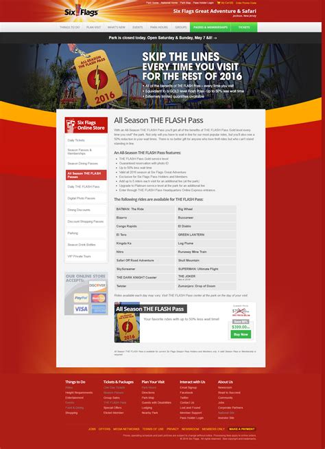 Great Adventure Season Pass 2022