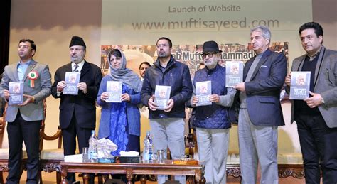 Cm Releases Book On Mufti Mohammad Sayeed