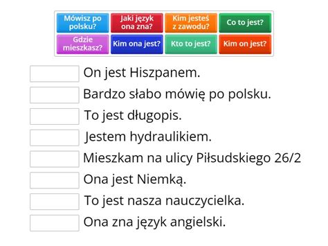 Podstawowe Pytania Po Lekcji Match Up