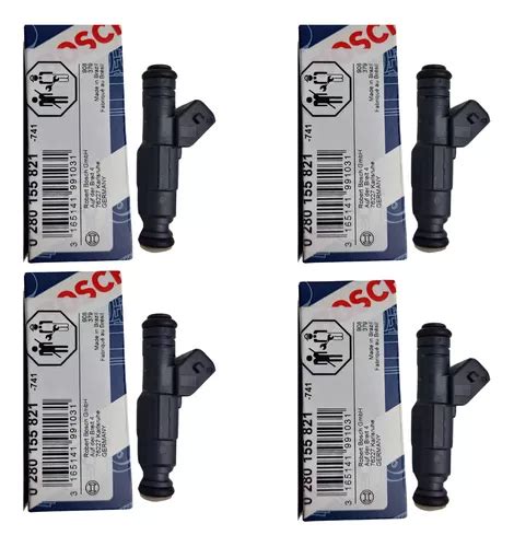 4 Bico Injetor S10 Blazer 2 2 Mpfi 98 A 06 Bosch 0280155821