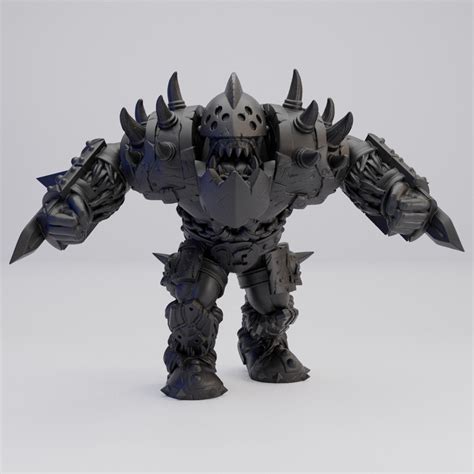 Hot Goblin オークブロッカーC ミニチュア ホットゴブリン 蛮族 戦士