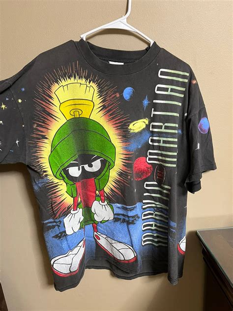 Vintage Marvin The Martian Aop Grailed