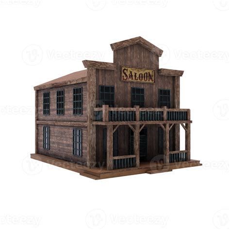 3d Wild West Saloon Building 18757148 PNG