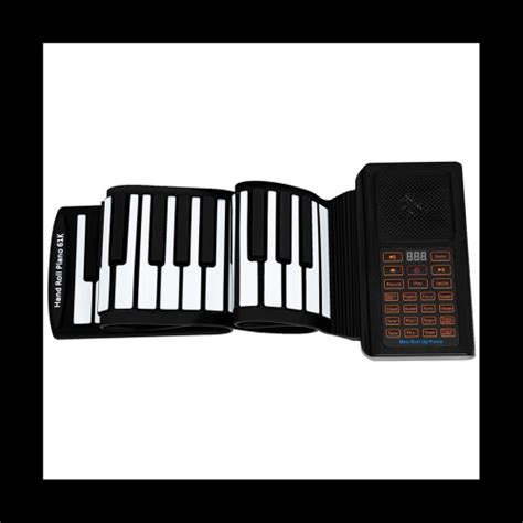 Key Hand Rolled Electronic Organ Portable Folding Silicone Hand